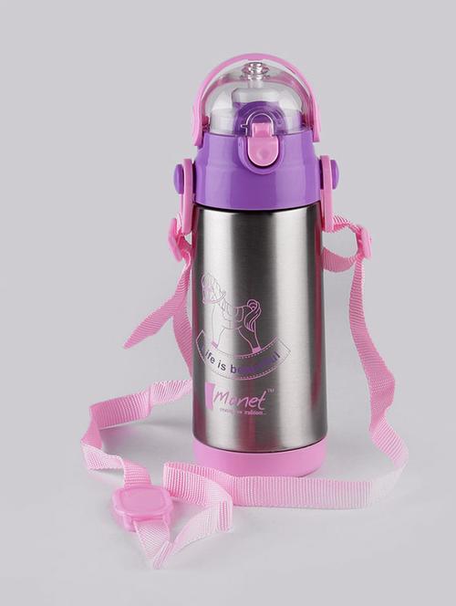 silver stainless steel bottle - 11282183 - Very Small Image - 1