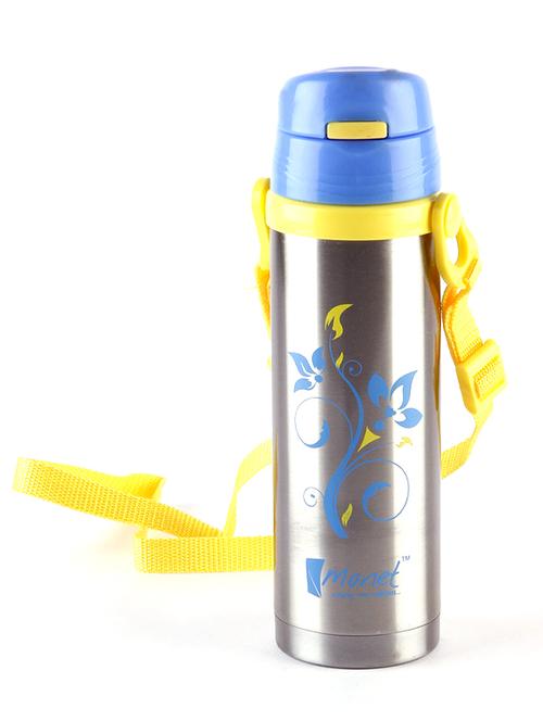 monet trendy yellow and blue stainless steel 500 ml sipper bottle - 11282199 - Very Small Image - 1
