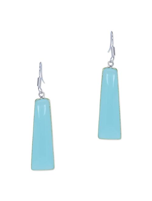 mint green metal drop earrings - 11282708 - Very Small Image - 1