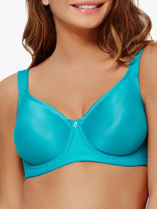 solid sea green polyester bra - 11285052 - Very Small Image - 1