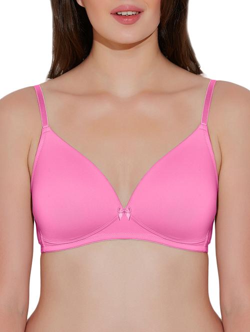 pink nylon bra - 11285352 - Very Small Image - 1