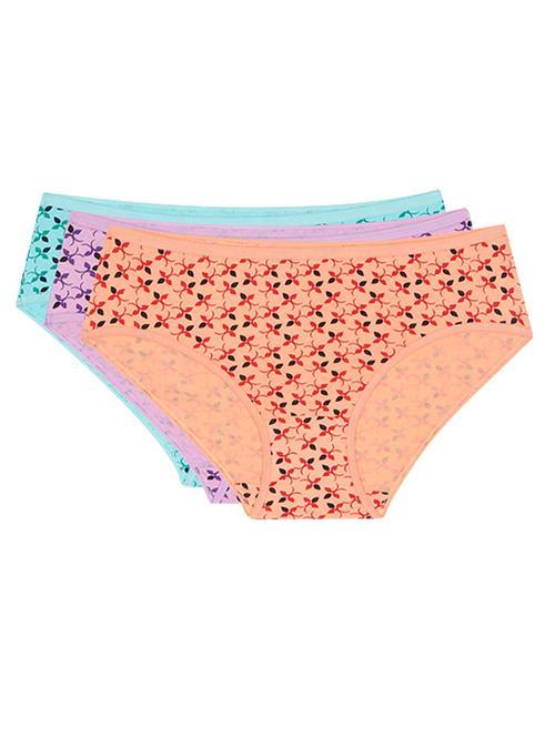 multi colored cotton hipster panty - 11285399 - Very Small Image - 1