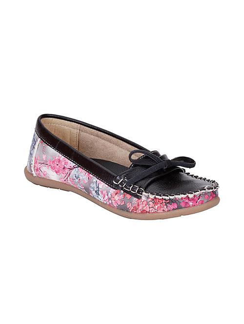 black floral printed mocassins - 11290810 - Very Small Image - 1