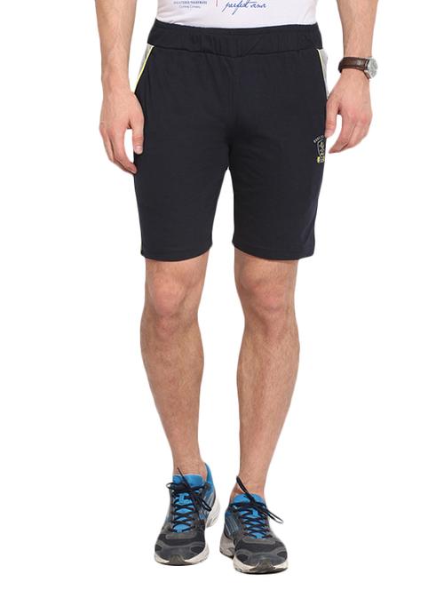 navy blue cotton short - 11295180 - Very Small Image - 1