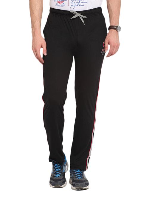 black cotton ankle length track pant - 11295188 - Very Small Image - 1