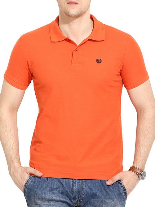 orange cotton t-shirt - 11295271 - Very Small Image - 1