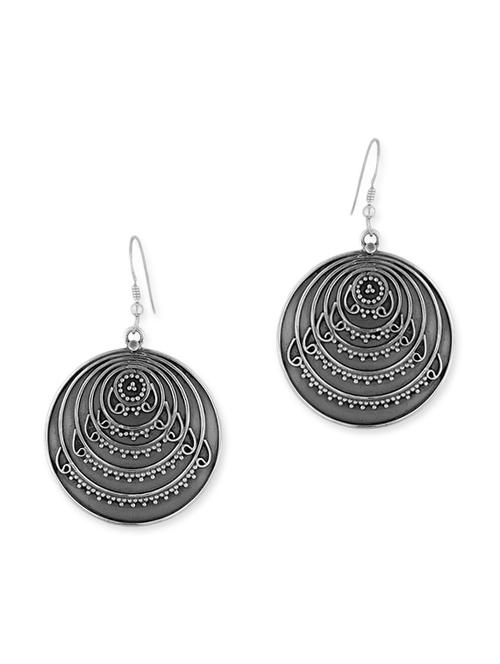 silver drop earring - 11296566 - Very Small Image - 1