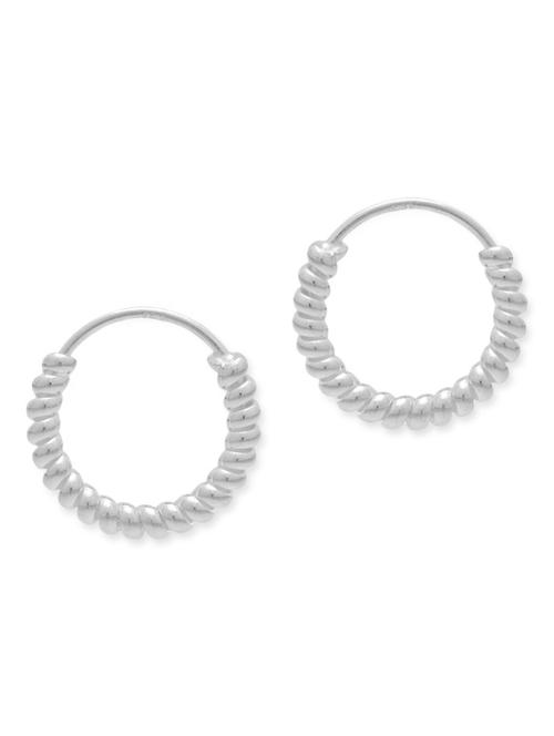 silver hoop earring - 11296584 - Very Small Image - 1