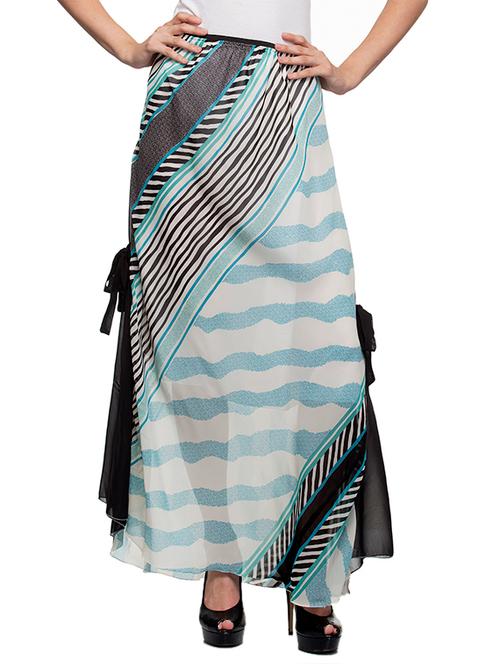 multi colored polyester skirt - 11301794 - Very Small Image - 1