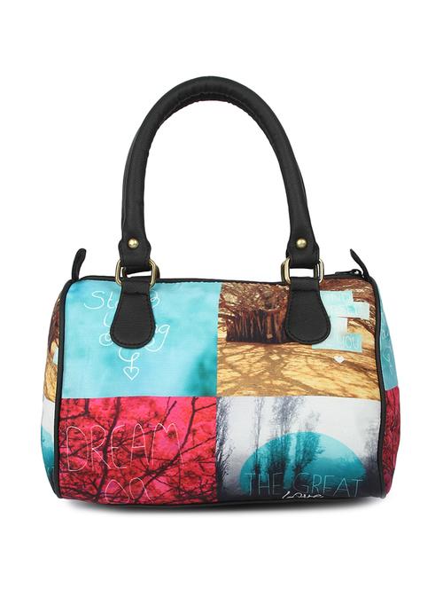 multi colored canvas handbag - 11306307 - Very Small Image - 1