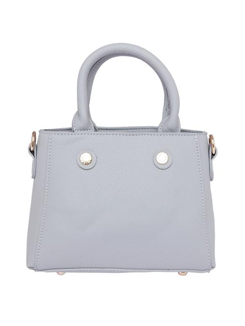 solid light grey leatherette handbag - 11307652 - Very Small Image - 1
