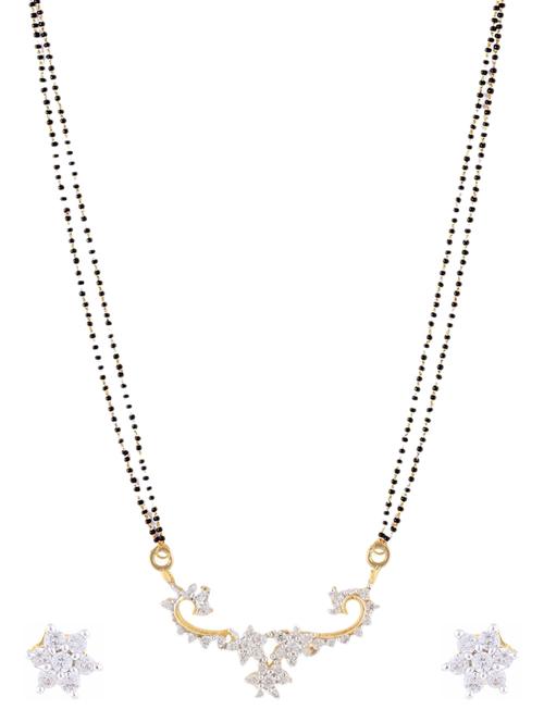 white gold plated necklace - 11310057 - Very Small Image - 1