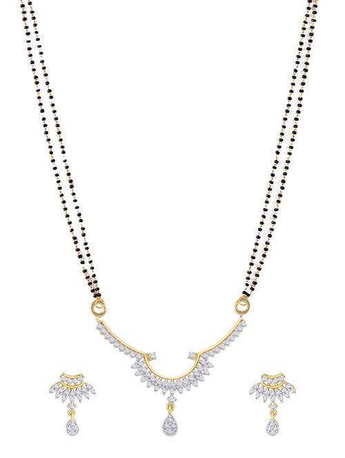 white gold plated mangalsutra - 11310068 - Very Small Image - 1
