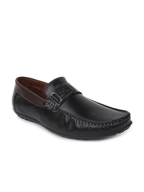 black leatherette loafer - 11310458 - Very Small Image - 1