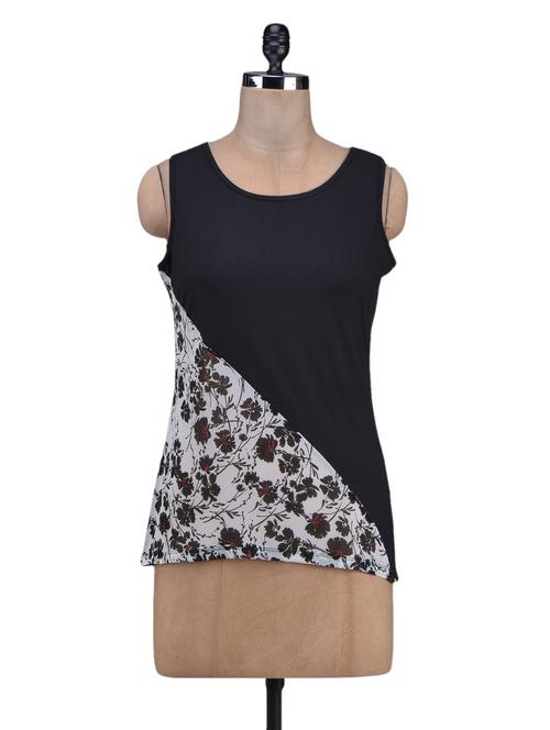 printed shorts sleeves cotton top - 1131175 - Very Small Image - 1