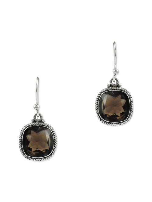 silver drop earring - 11319605 - Very Small Image - 1