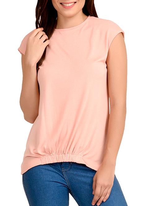 pink jersey top - 11322976 - Very Small Image - 1