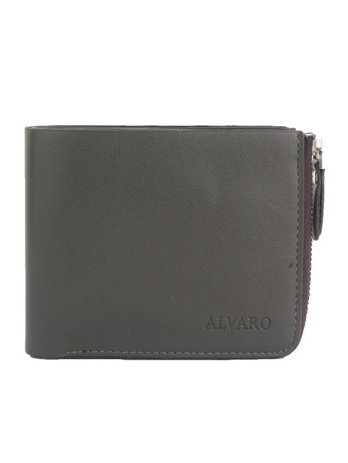 solid dark olive green leather wallet - 11326513 - Very Small Image - 1