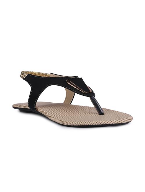 black leatherette sandal - 11332107 - Very Small Image - 1