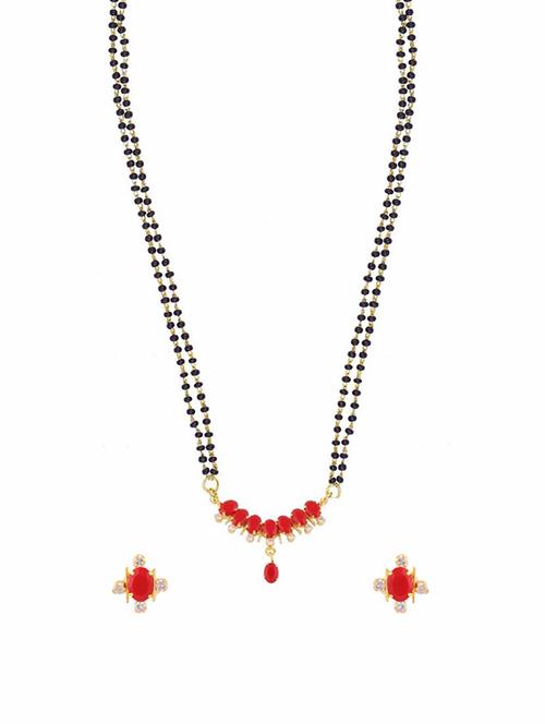 orange gold plated necklace - 11333707 - Very Small Image - 1