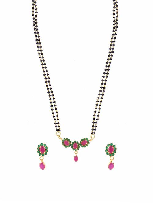multi colored gold plated necklace - 11333713 - Very Small Image - 1