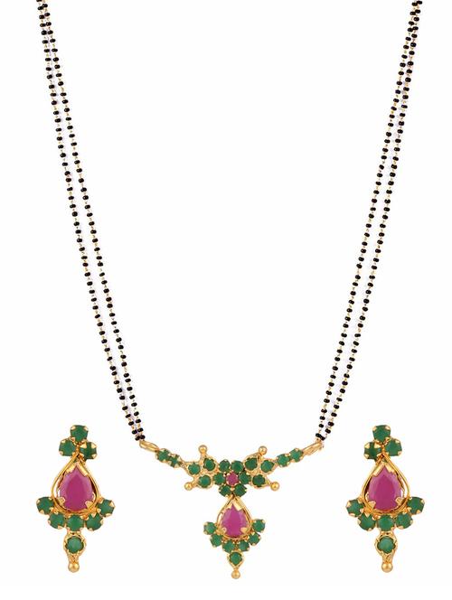 multi colored gold plated necklace - 11333774 - Very Small Image - 1