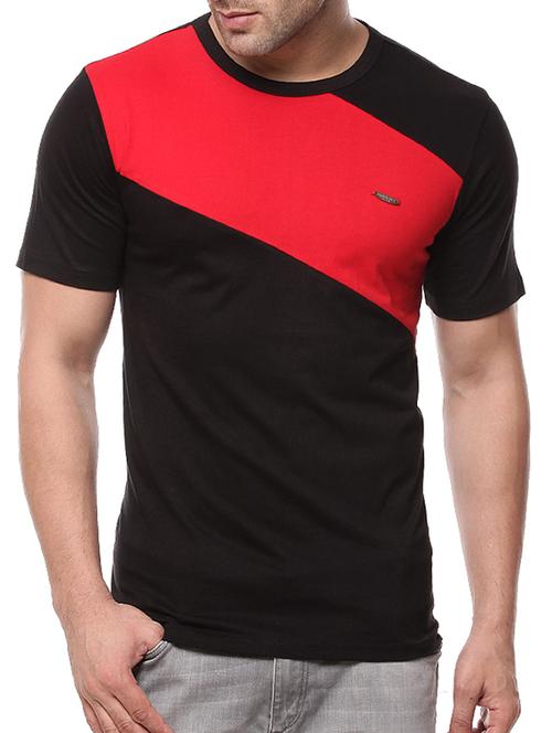 color block cotton t-shirt - 11334804 - Very Small Image - 1