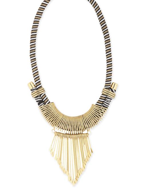 gold metal necklace - 11342954 - Very Small Image - 1
