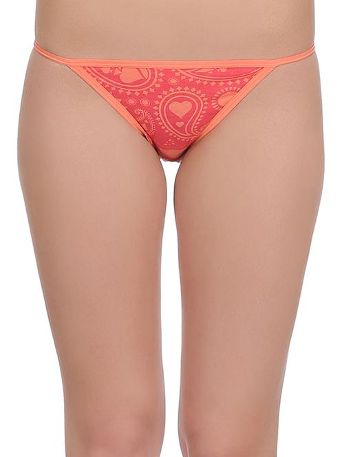 orange cotton bikini panty - 11343068 - Very Small Image - 1