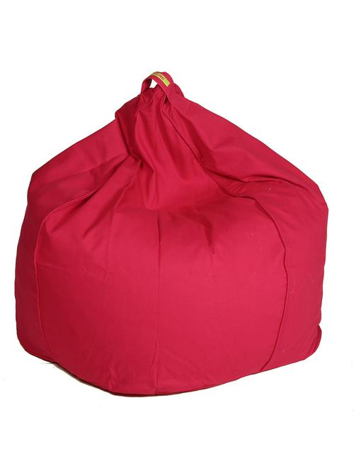 solid pink cotton bean bag - 11345040 - Very Small Image - 1