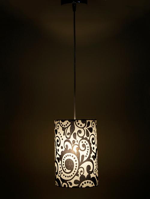 monochrome printed handmade ceiling lamp - 1134787 - Very Small Image - 1