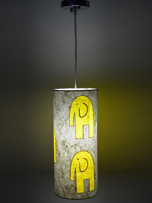 white elephant motif handmade ceiling lamp - 1134994 - Very Small Image - 1