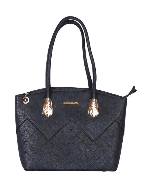 solid black faux leather handbag - 11359239 - Very Small Image - 1