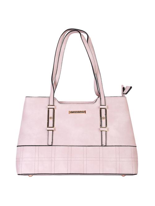 light pink faux leather handbag - 11359250 - Very Small Image - 1