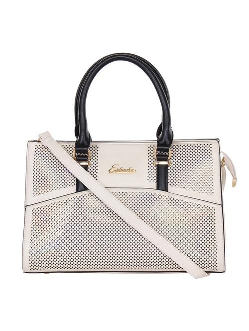 beige color, leatherette hand bag - 11359690 - Very Small Image - 1