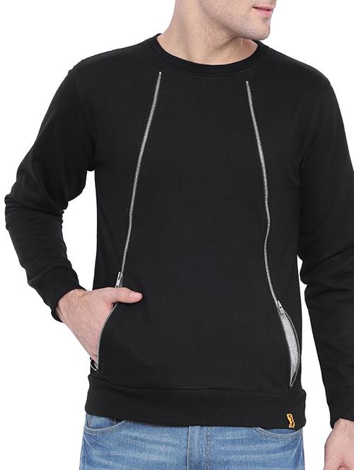 mens plain sweatshirt - 11360609 - Very Small Image - 1