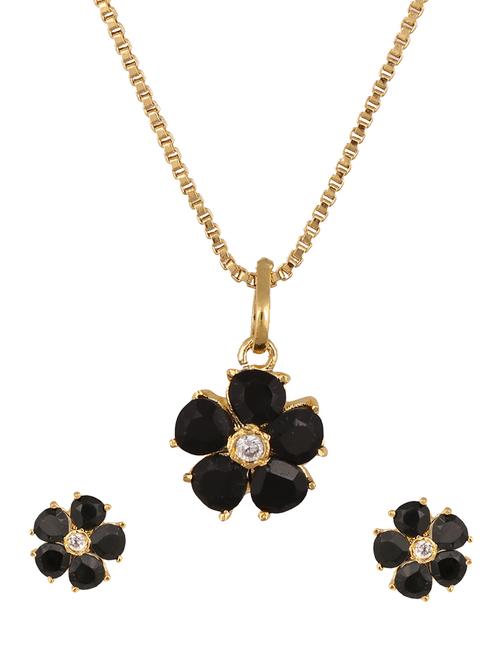 black gold plated pendant - 11367026 - Very Small Image - 1