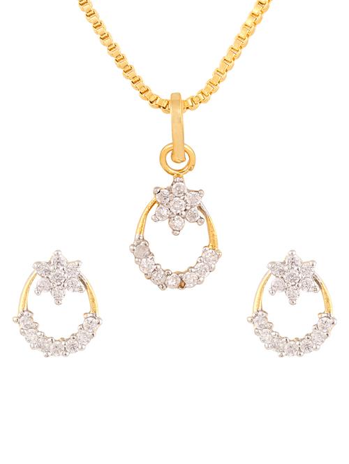 white gold plated pendant - 11367089 - Very Small Image - 1