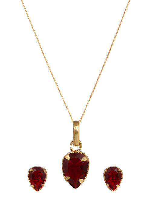 red gold plated pendant - 11367170 - Very Small Image - 1