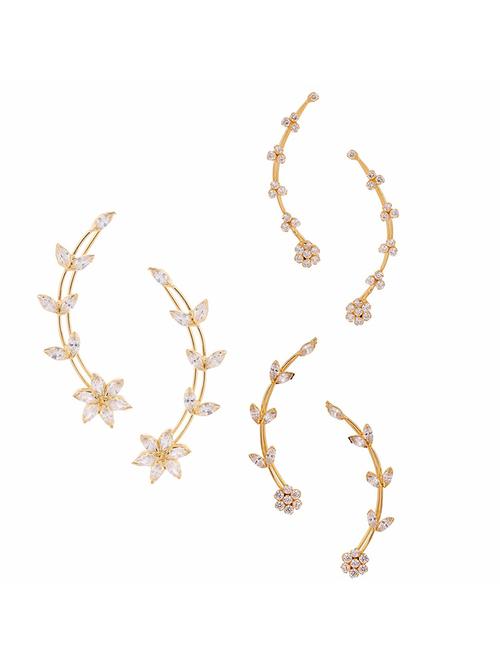 multi colored gold plated earring - 11368527 - Very Small Image - 1