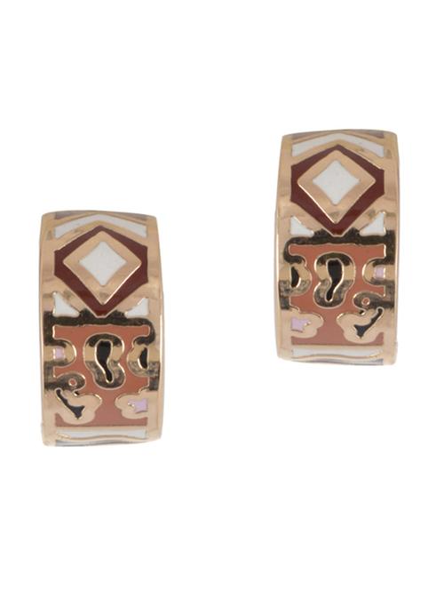 multi colored brass hoop earrings - 11369197 - Very Small Image - 1