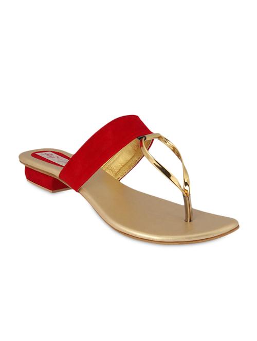red toe separator slip on sandals - 1137294 - Very Small Image - 1