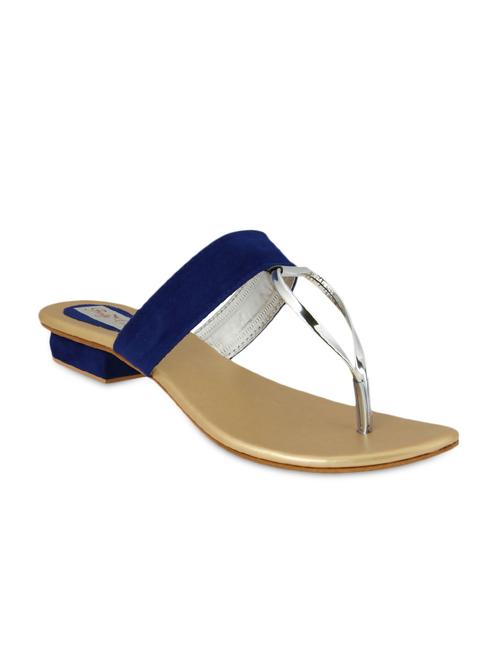 blue toe separator slip on sandals - 1137295 - Very Small Image - 1