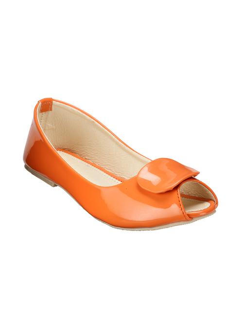 orange leatherette sandals - 11373846 - Very Small Image - 1