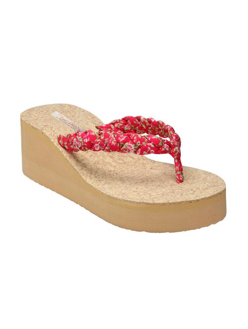 pink and beige rubber wedge - 11374146 - Very Small Image - 1