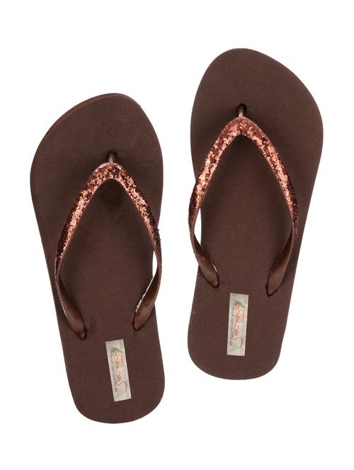 brown shimmer flip flop - 11374172 - Very Small Image - 1