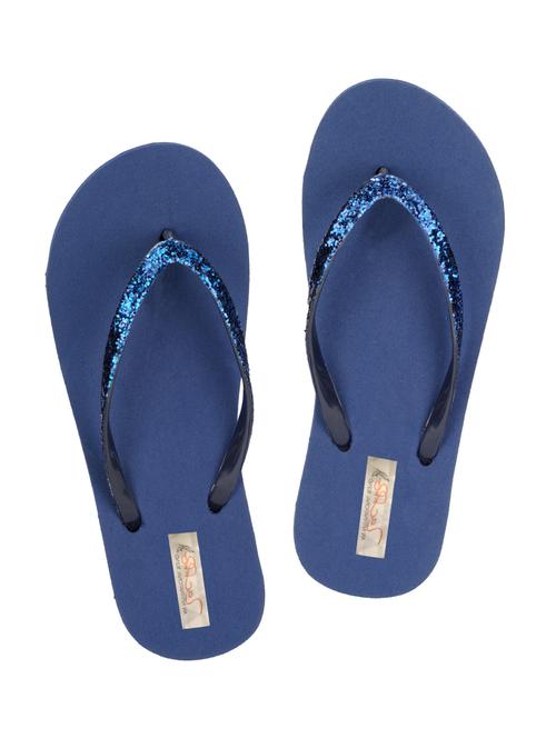 blue shimmer flip flop - 11374173 - Very Small Image - 1