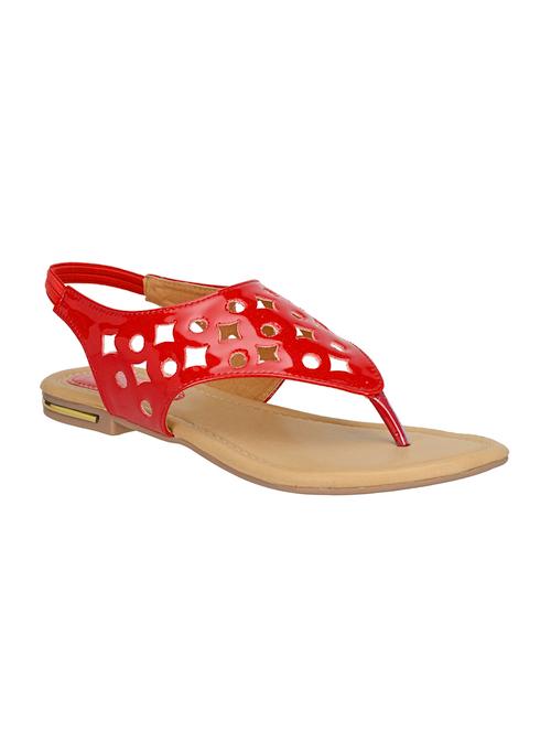 red back strap sandal - 11374205 - Very Small Image - 1