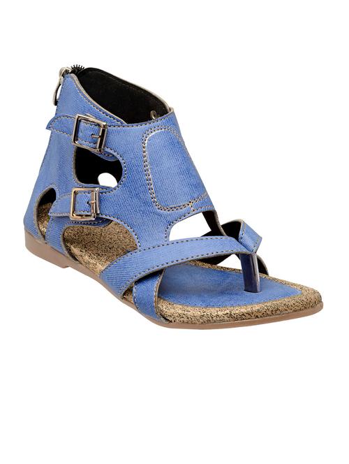 blue closed back sandal - 11374231 - Very Small Image - 1