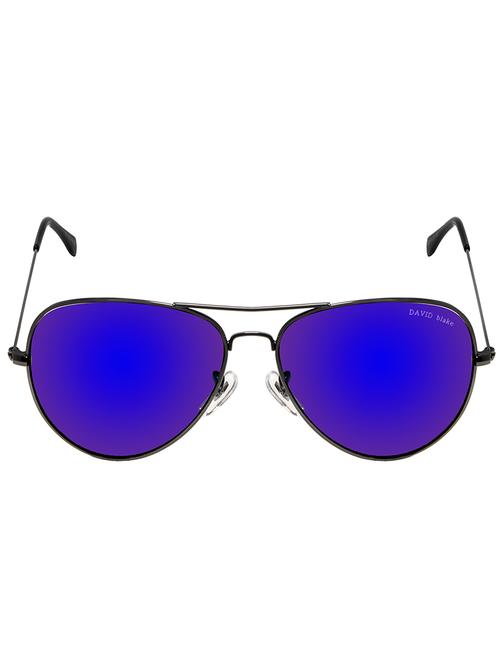 david blake blue mirror aviator sunglass - 11374486 - Very Small Image - 1